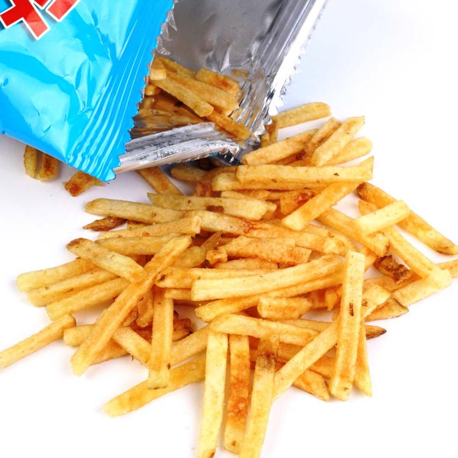 スティックポテト 4連 じゃがいもと塩（12連）お菓子 まとめ買い