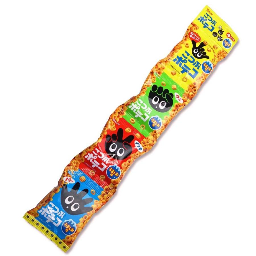東ハト こつぶポテコ うましお味 4P（15袋入）スナック菓子 小分け