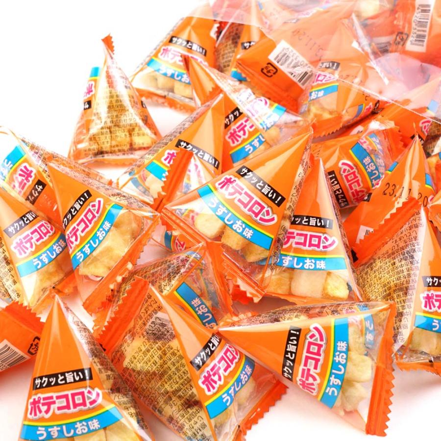ポテコロン うすしお味 (50個入) 駄菓子 まとめ買い 箱買い スナック