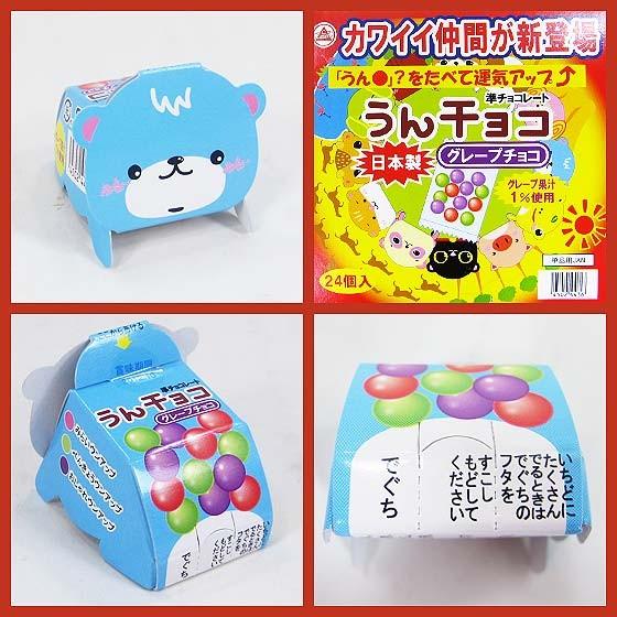 チーリン うんチョコ 24個入 駄菓子 お菓子 チョコレート 占い おみくじ 124 景品玩具 駄菓子の2丁目ひみつ基地 通販 Yahoo ショッピング