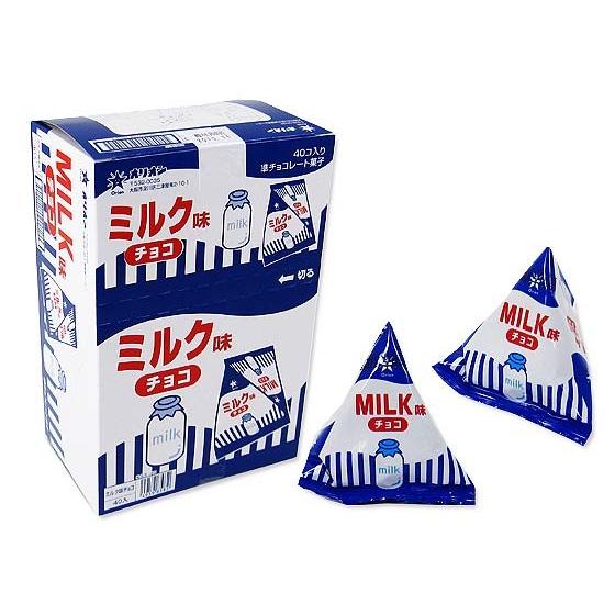 オリオン ミルク味チョコ 40個入 駄菓子 チョコレート お菓子 箱買い 三角牛乳 5 景品玩具 駄菓子の2丁目ひみつ基地 通販 Yahoo ショッピング
