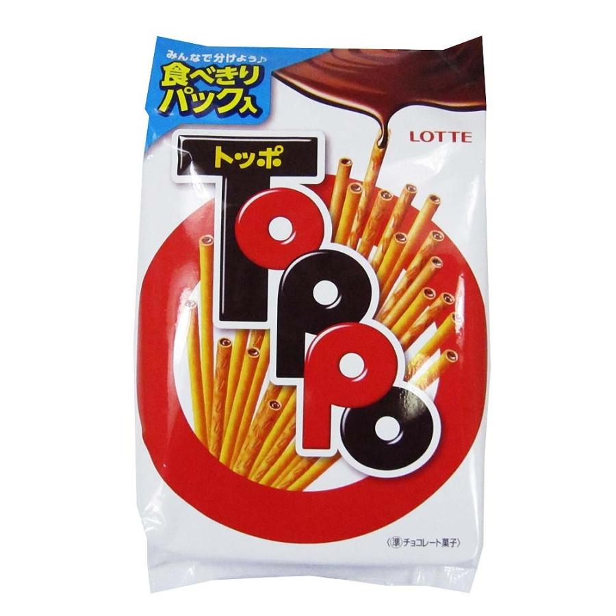 ロッテ トッポ 大袋 (18個入) お菓子 まとめ買い・チョコ系の駄菓子