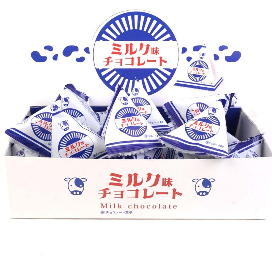 お取り寄せ】 ミルク味 チョコ テトラ (24個入) 駄菓子 まとめ買い 箱