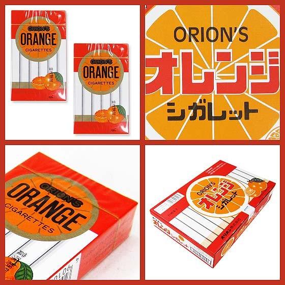 駄菓子のまとめ買い・ラムネ系の駄菓子 オリオン オレンジシガレット