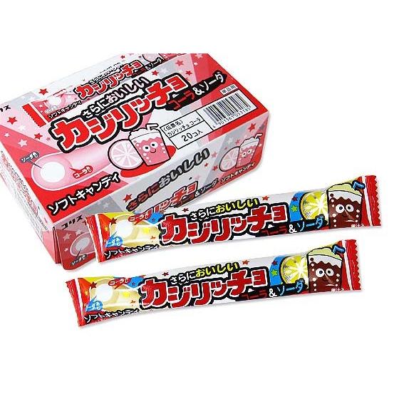 駄菓子 業務用 まとめ買い 飴 チューイングの駄菓子 コリス カジリッチョ コーラ ソーダ味 袋入 景品玩具 駄菓子の2丁目ひみつ基地 通販 Yahoo ショッピング