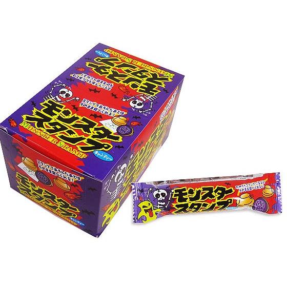 やおきん モンスタースタンプ キャンディ（50個入） 駄菓子 業務用