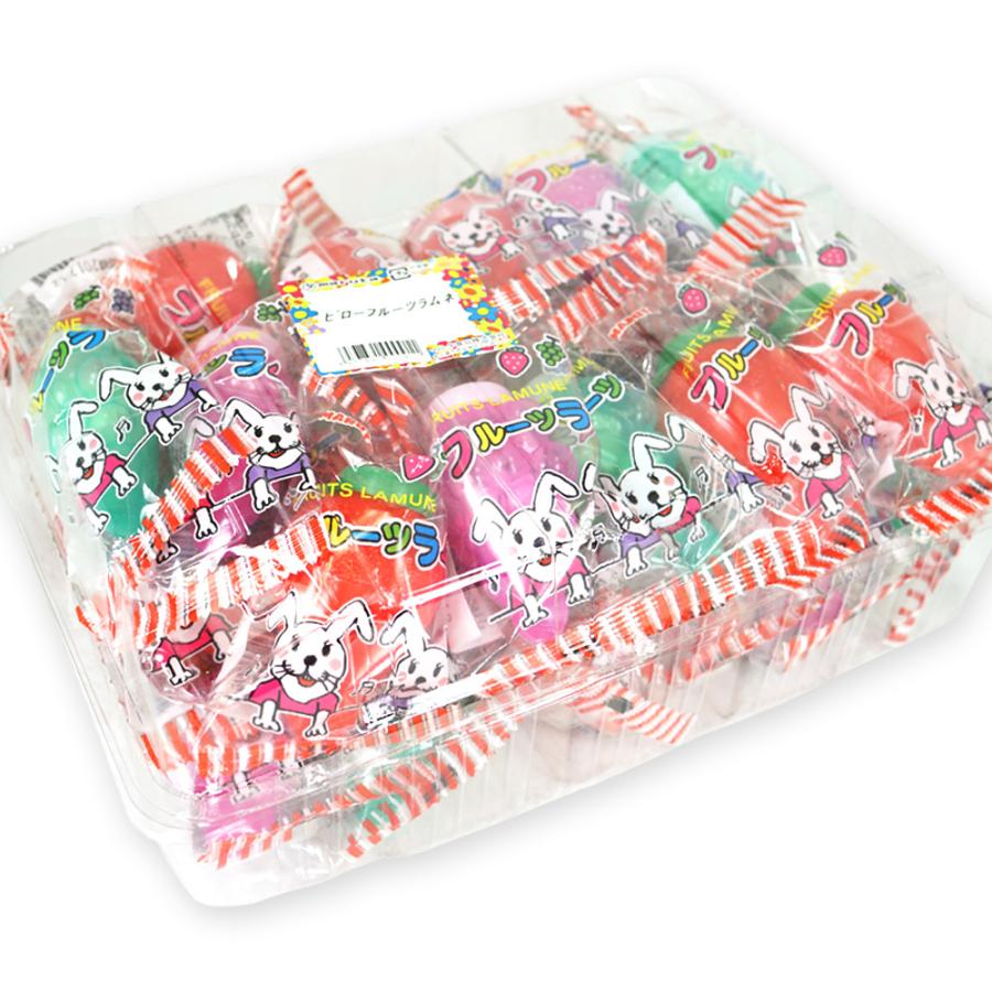 ひろみ❗️2点❗️お菓子まとめ売り❗️ ピロー フルーツ ラムネ （30個入）駄菓子 まとめ買い 箱買い ラムネの