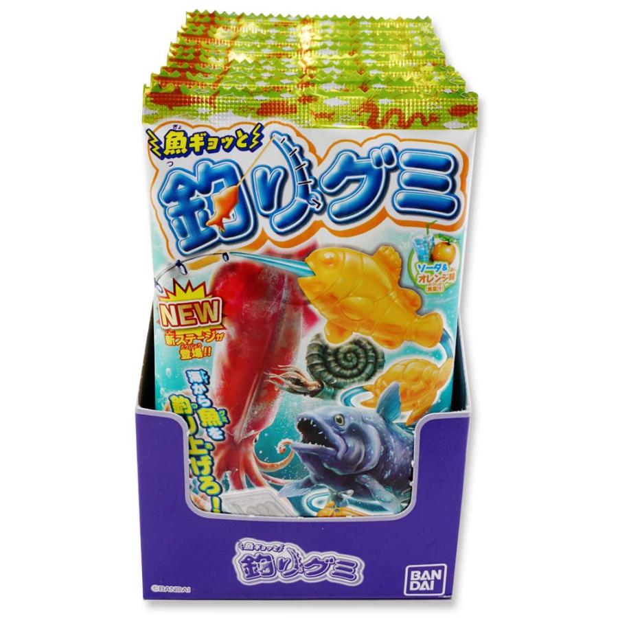 魚ギョッと 釣りグミ (10個入) / お菓子 まとめ買い 箱買い 飴・グミ系