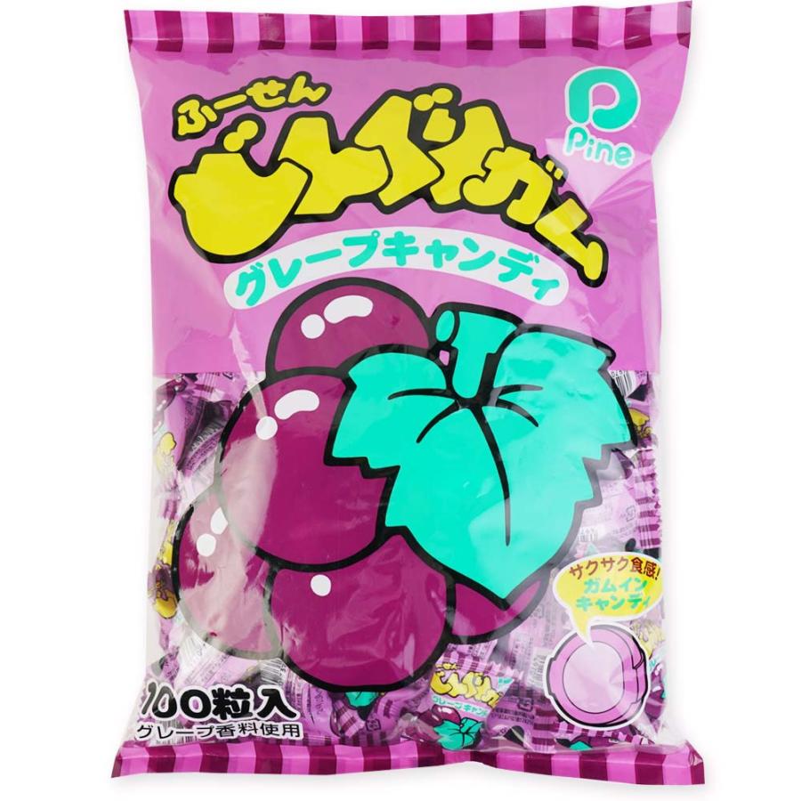 パイン どんぐりガム グレープ （ 100個入）駄菓子 ガム 飴 懐かしい