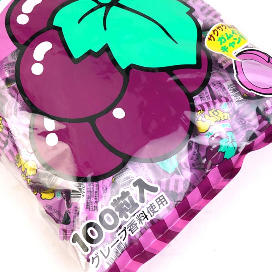 パイン どんぐりガム グレープ （ 100個入）駄菓子 ガム 飴 懐かしい