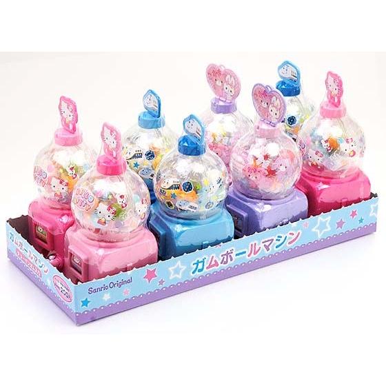 お菓子のまとめ買い・ガム系の駄菓子 サンリオ ガムボールマシン(96個