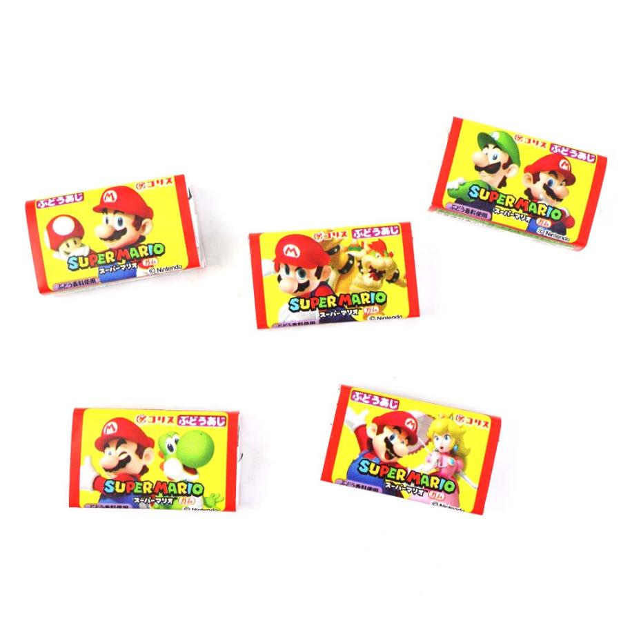 スーパーマリオガム ぶどう味 ( 55個 + 5個 おまけ ) 駄菓子