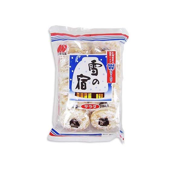 お菓子のまとめ買い・おかき（あられ・おかき餅） 三幸製菓 20枚 雪のやど （12個入）｜nichokichi