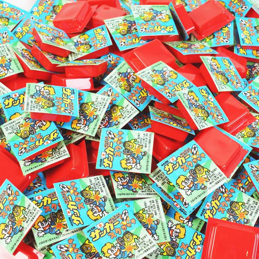 サッカースクラッチ あたり付 (100付) 駄菓子 ラムネ まとめ買い 箱