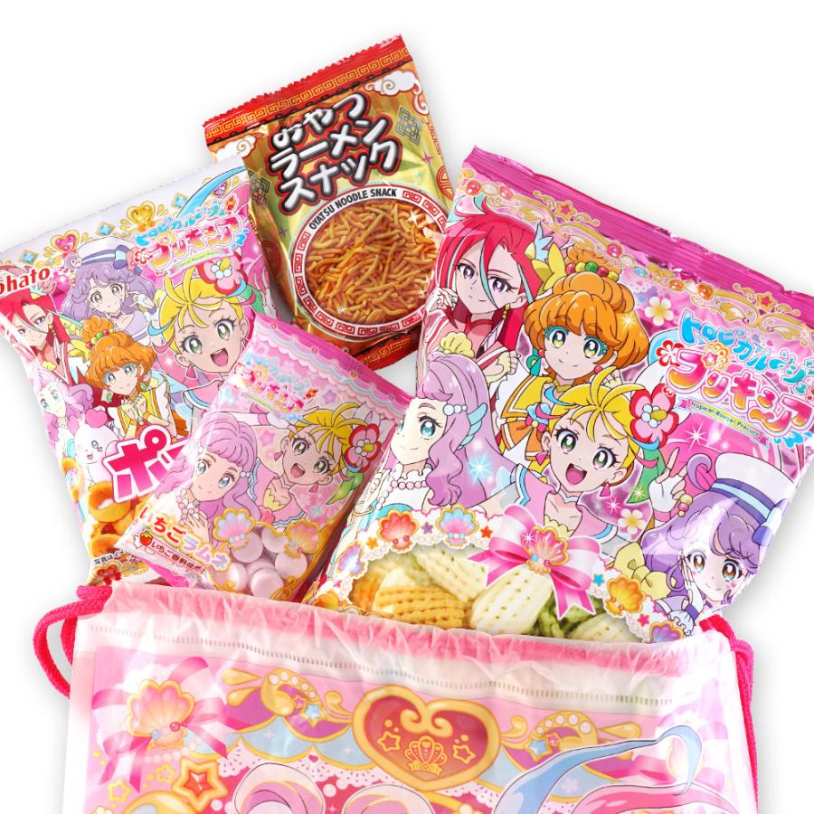 クリスマス限定 特大 30cm トロピカルージュ プリキュア ナップサック お菓子詰め合わせ 全国 数量関係なく2個口以上でも追加の 送料無料 景品玩具 駄菓子の2丁目ひみつ基地 通販 Yahoo ショッピング