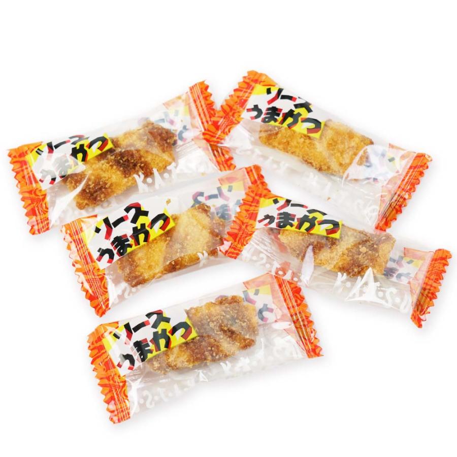 ソースうまかつ 紙 ポット（100個入) 駄菓子 まとめ買い 箱買い 珍味