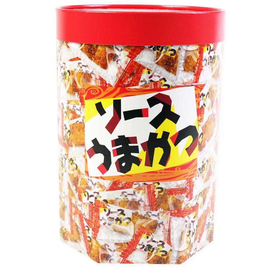 ソースうまかつ 紙 ポット（100個入) 駄菓子 まとめ買い 箱買い 珍味