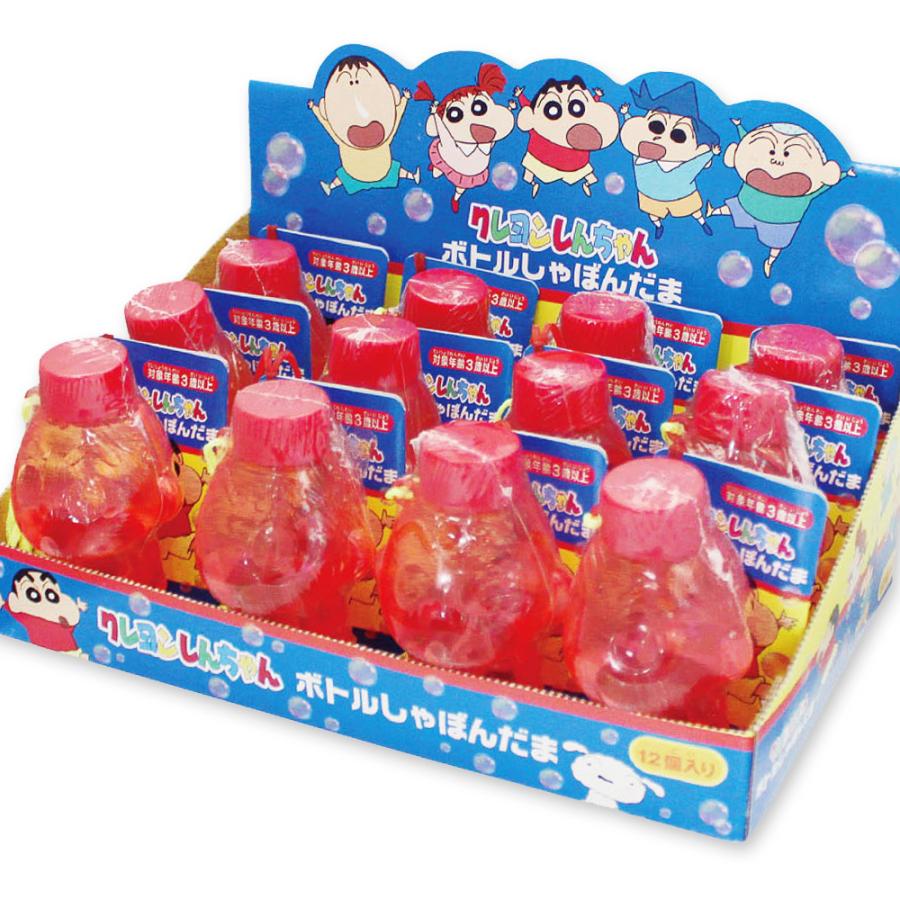 尾上萬 クレヨンしんちゃん ボトル しゃぼんだま ひも付き（12個入