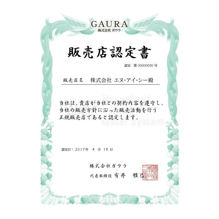 GAURA walk(塩素除去カートリッジ2本付き) GAURA（ガウラ） ガウラミニ（GAURAmini）専用カーボンフィルター 塩素