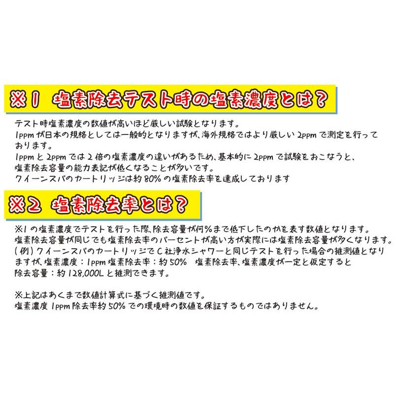 お風呂用浄水器 Queen Spa（クイーンスパ）お風呂で塩素カット 大容量フィルター 乾燥肌・敏感肌などデリケートなお肌やの方にオススメ お風呂で塩素除去の画像