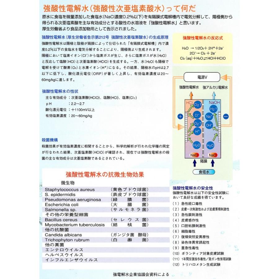 日本製 強酸性水生成器（電解型 次亜塩素酸水生成器） アルトロンミニ AL-700Aの画像