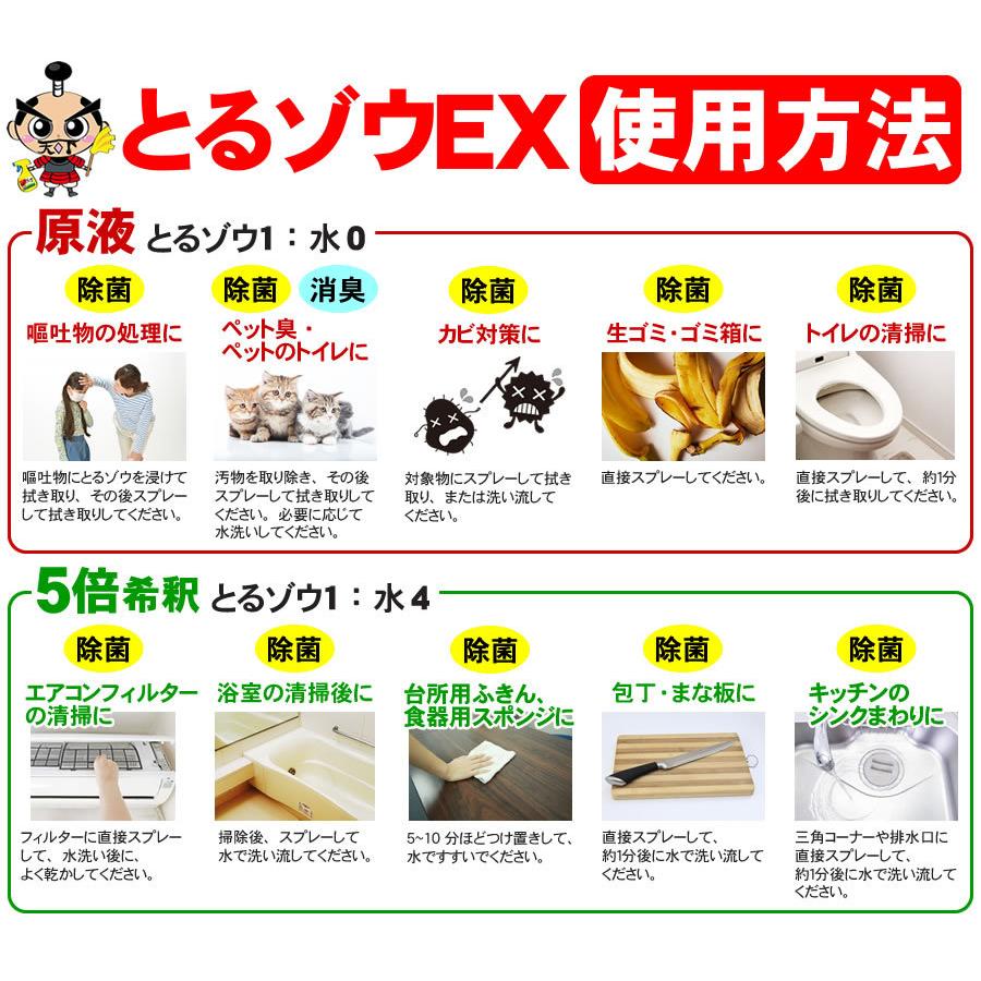 日本製 酢酸の次亜塩素酸水 20L 約650ppm(アルコール消毒液 業務用 や エタノール消毒液 業務用 アルコール除菌スプレー とは違う)除菌水とるゾウ20L |  | 05