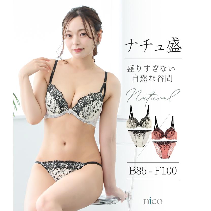 ブラジャー ＆ ショーツ セット 大きい サイズ 下着 女性 上下