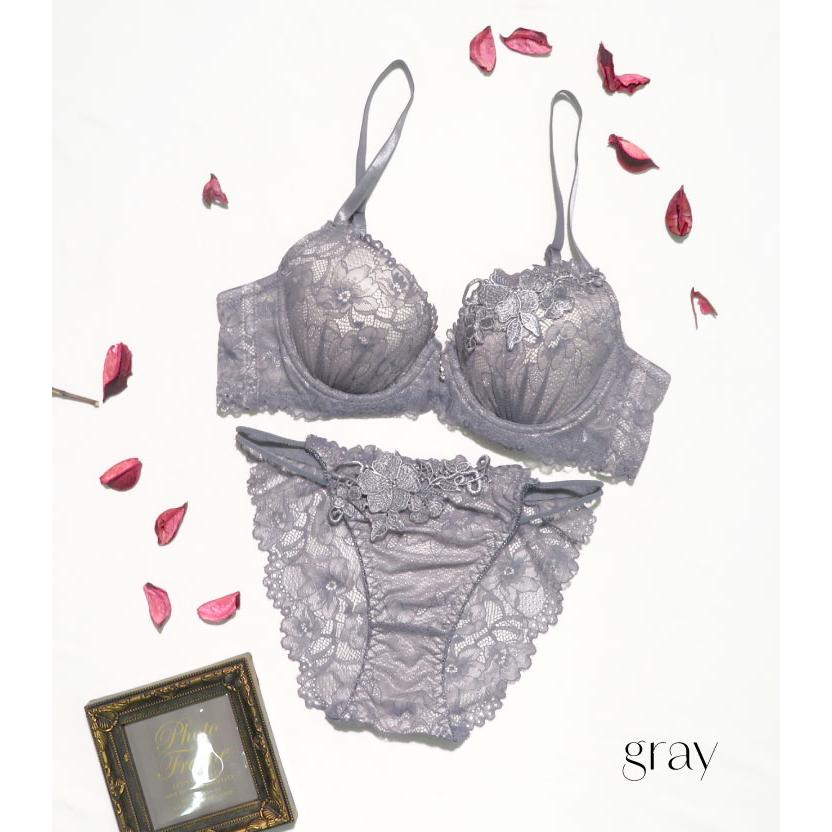 脇高 ブラジャー ＆ ショーツ セット 大きい サイズ 下着 女性