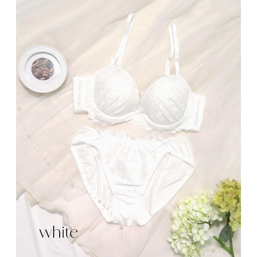 脇高 ブラジャー ＆ ショーツ セット 大きい サイズ 下着 女性