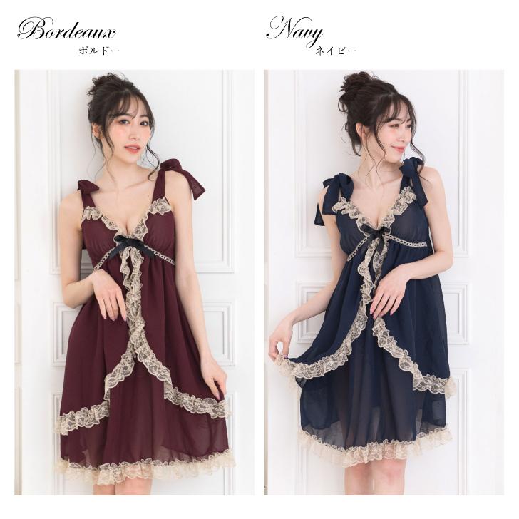 NIDO M-7L お姫様のエレガンス ベビードール 上下セット 送料