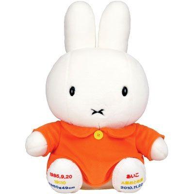 ☆ミッフィー ( miffy ) ウエイトドール スタンダード ワンピース オレンジ　DBJ-3454