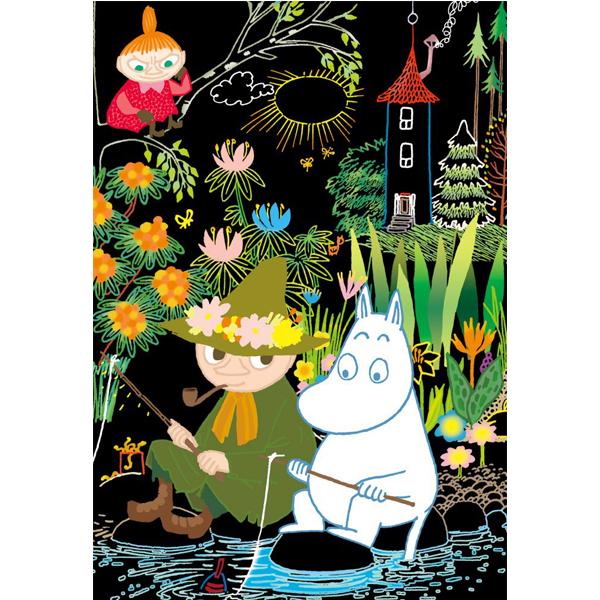 豪華な スクラッチアート ムーミン谷カード Q