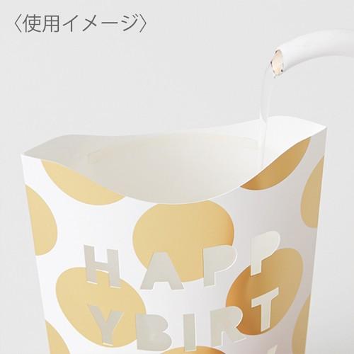 ☆ MESSAGE FLOWER VASE 花瓶になるメッセージカード　CF10BE/CF10W/CF10M/CF10Y/CF10G/CF10P/CF20P/CF20Y/CF20B｜nico-marche｜05