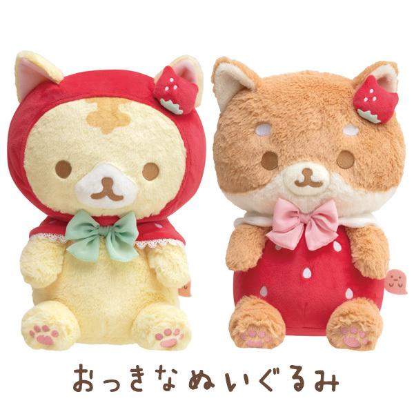 ころころコロニャ　おっきな　ぬいぐるみ San-X（サンエックス） (2) ころころコロニャ コロニャといちごつみ