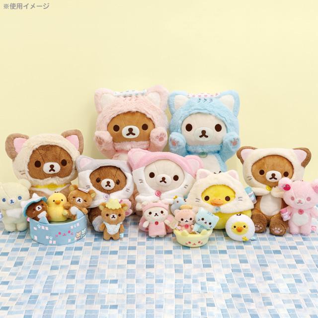 リラックマ　すみっコぐらし　てのりぬいぐるみ　サンエックス　28個 San-X（サンエックス） (10) リラックマ ねこねこの湯テーマ てのり