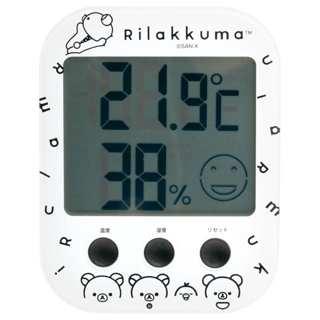 San-X（サンエックス） リラックマ BASIC RILAKKUMA MONOCHROME 温湿度