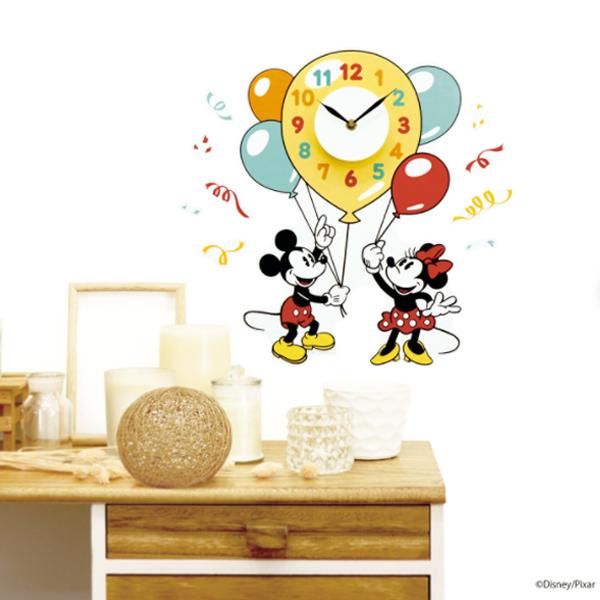 ディズニー ウォールクロックステッカー ミッキー ミニー Wc D 01 77 Nico Marche ニコマルシェ 通販 Yahoo ショッピング
