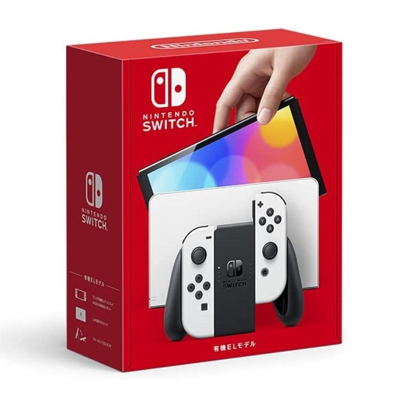 【新品/店印無し】Nintendo Switch(有機ELモデル) Joy-Con(L)/(R) ホワイト :yuki-el-white