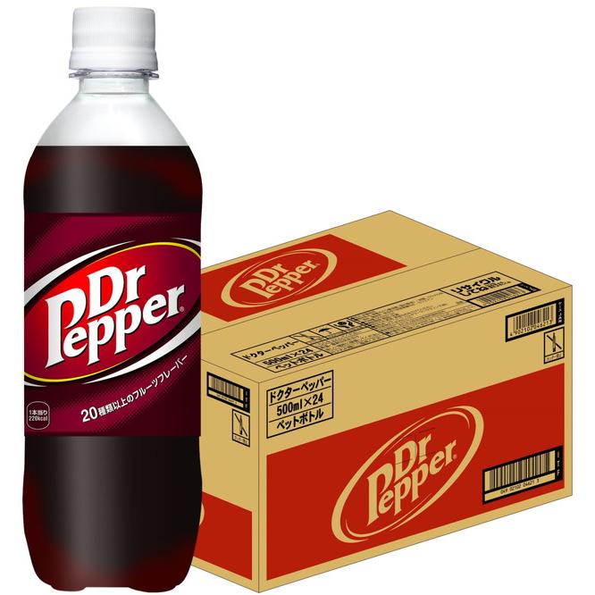 ドクターペッパー 500ml PET 24本 : ニコショップ Yahoo!店 - 通販