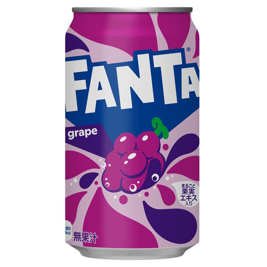 ファンタ グレープ 350ml 缶 24本 : ニコショップ Yahoo!店 - 通販