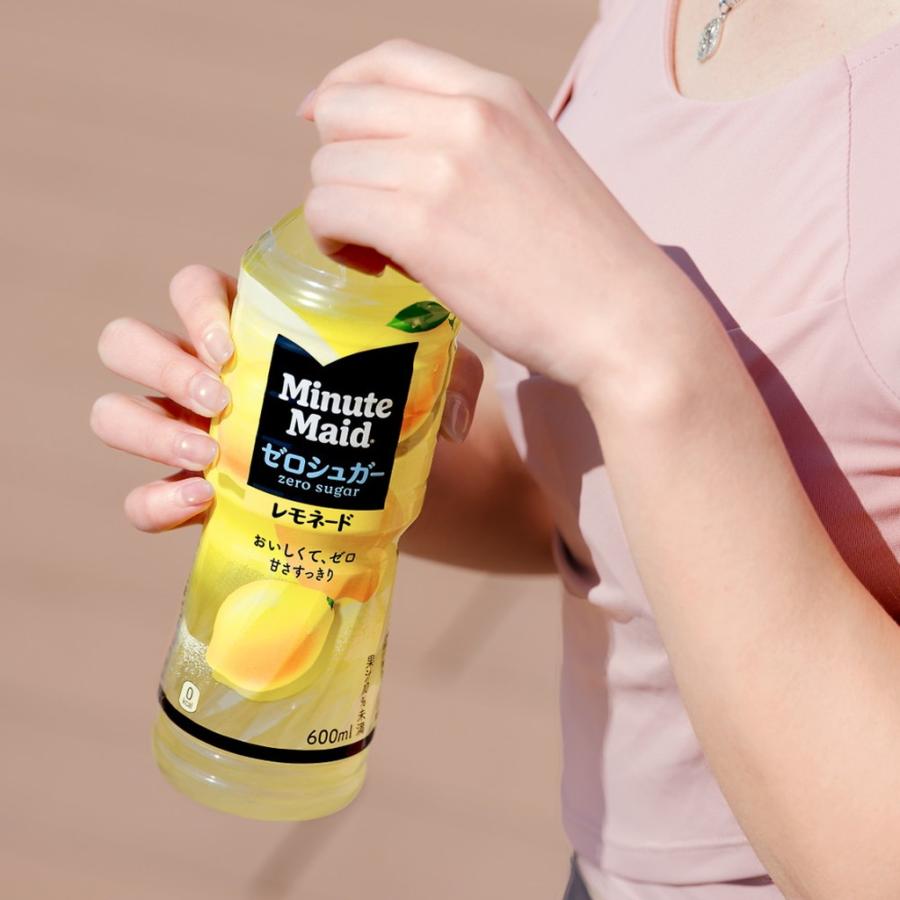 Minute Maid 24本入り ミニッツ メイド ゼロシュガー レモネード 600ml