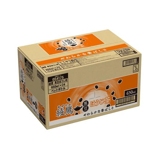 綾鷹 黒豆ほうじ茶 650ml PET 24本 コカ・コーラ : ニコショップ Yahoo