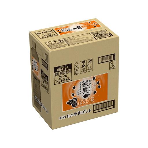綾鷹 黒豆ほうじ茶 2000ml PET 2L 6本 コカ・コーラ : ニコショップ