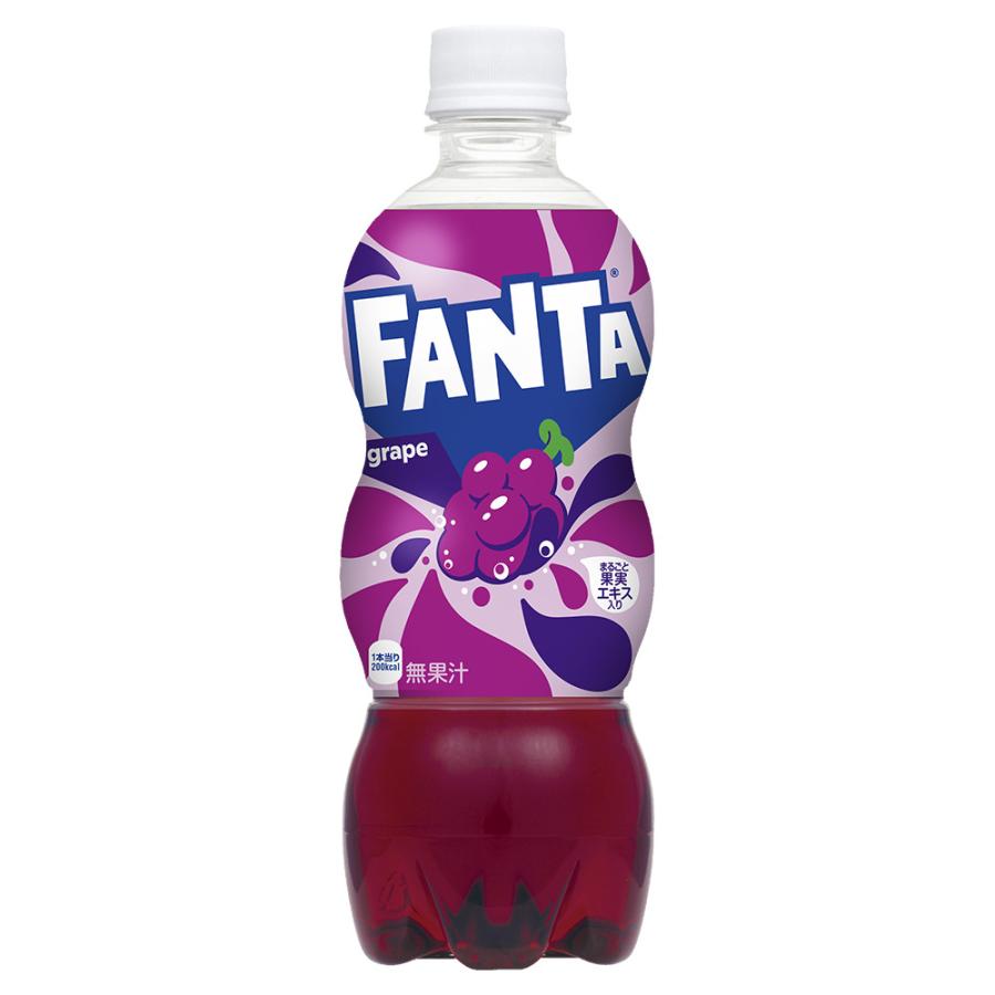 ファンタ グレープ 500ml PET 24本 : ニコショップ Yahoo!店 - 通販