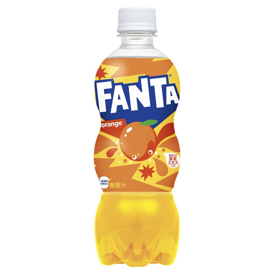ファンタ オレンジ 500ml PET 24本 : ニコショップ Yahoo!店 - 通販