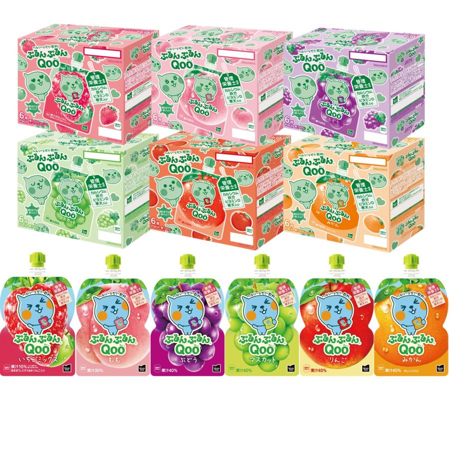 ぷるんぷるんQoo Qoo (クー) ぷるんぷるん 36本セット ぶどう