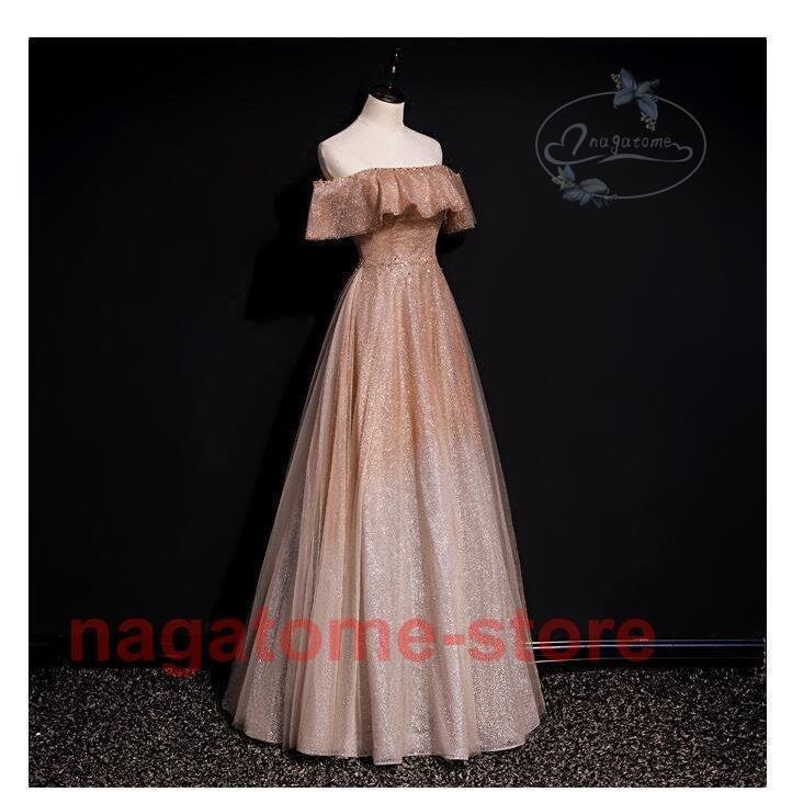 ファッションデザイナー 30代 代 オフショルダー ウエディングドレス パーティードレス ロング丈ドレス 40代 発表会 演奏会 お呼ばれ 二次会 披露宴 結婚式ドレス フォーマル 上品 Aライン サイズ Xl Ertlc Eu