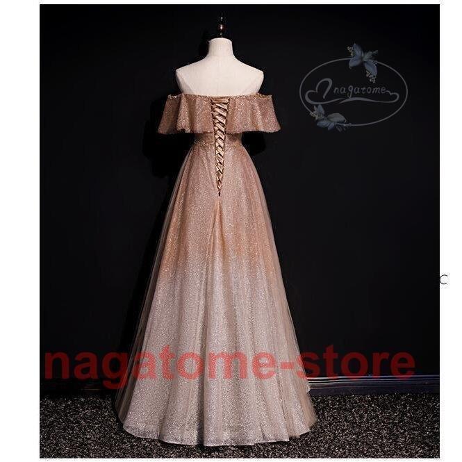 ファッションデザイナー 30代 代 オフショルダー ウエディングドレス パーティードレス ロング丈ドレス 40代 発表会 演奏会 お呼ばれ 二次会 披露宴 結婚式ドレス フォーマル 上品 Aライン サイズ Xl Ertlc Eu