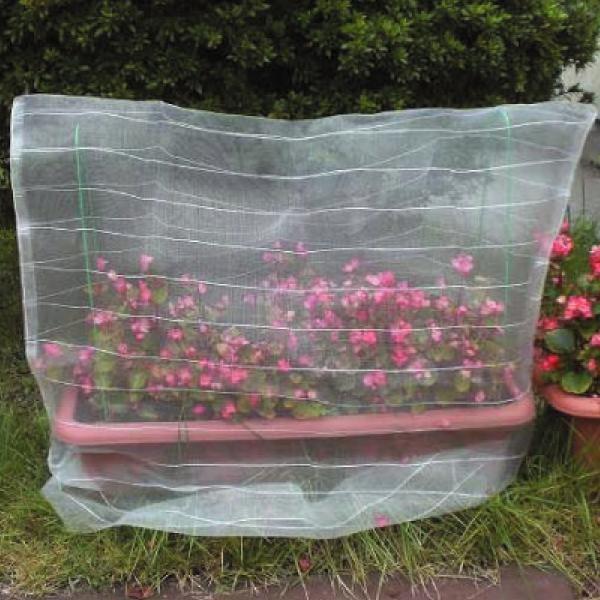 商店 防虫ネット プランター用 支柱付き 虫よけネット 全国どこでも送料無料