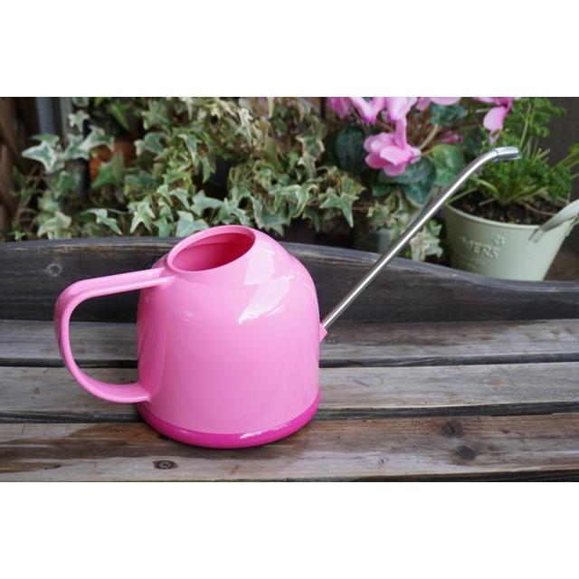 じょうろ ラウンド水さし 1ｌ ピンク 室内 ジョウロ おしゃれ 小さめ 水差し 多肉 Nicoco プランター菜園を楽しむ会 通販 Yahoo ショッピング